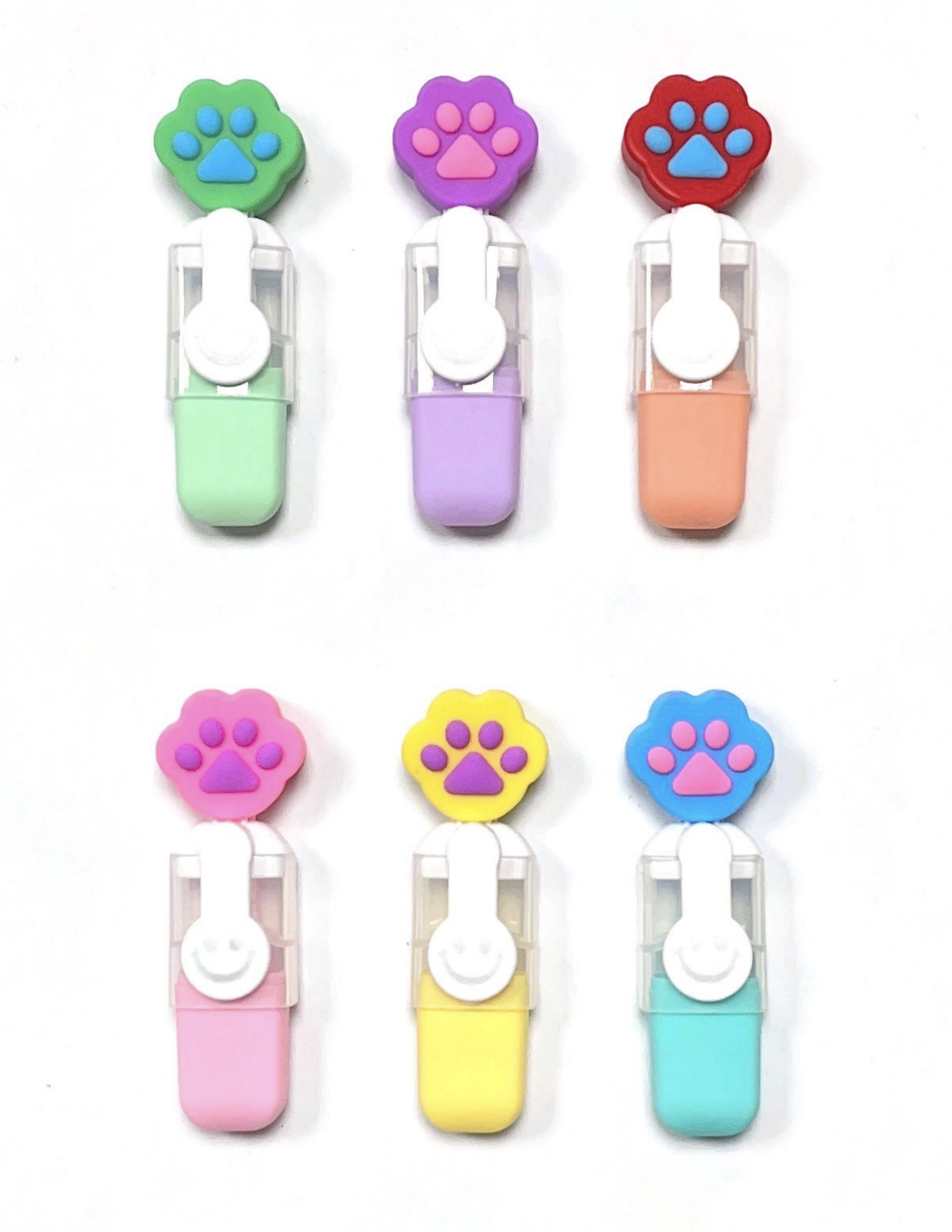 cat paw mini highlighter set